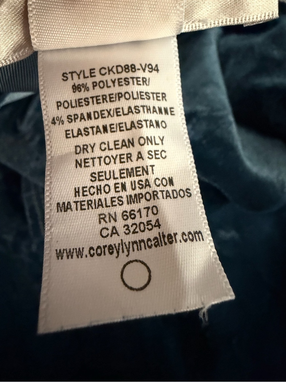 Corey Lynn Calter Navy Blue Midi Dress Size Small 36720 - Picture 10 of 12